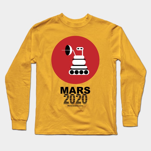 NASA mars 2020 Perseverance Rover Long Sleeve T-Shirt by Art with bou